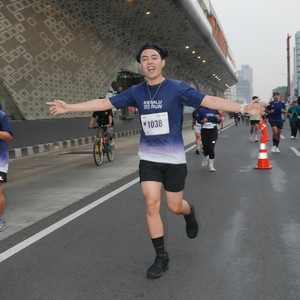 Race photo from KEMLU RUN 2026