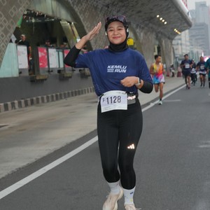 Race photo from KEMLU RUN 2026