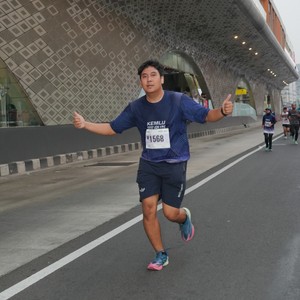 Race photo from KEMLU RUN 2026