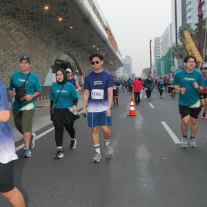 Race photo from KEMLU RUN 2026