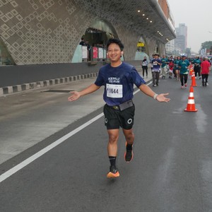 Race photo from KEMLU RUN 2026