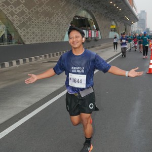 Race photo from KEMLU RUN 2026