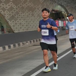 Race photo from KEMLU RUN 2026