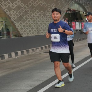 Race photo from KEMLU RUN 2026