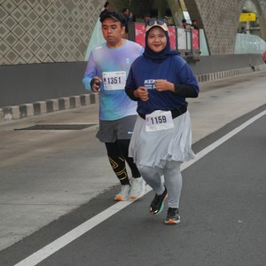 Race photo from KEMLU RUN 2026