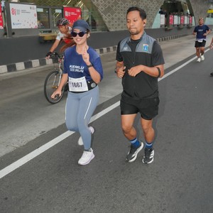 Race photo from KEMLU RUN 2026
