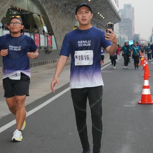Race photo from KEMLU RUN 2026