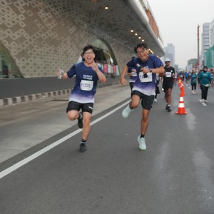 Race photo from KEMLU RUN 2026