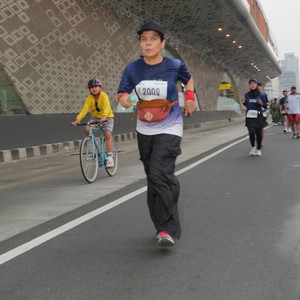 Race photo from KEMLU RUN 2026