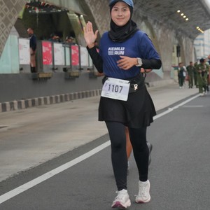 Race photo from KEMLU RUN 2026