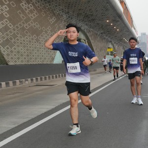 Race photo from KEMLU RUN 2026
