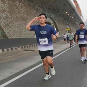 Race photo from KEMLU RUN 2026