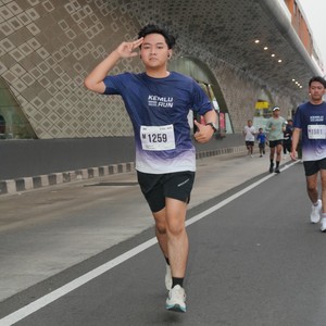 Race photo from KEMLU RUN 2026
