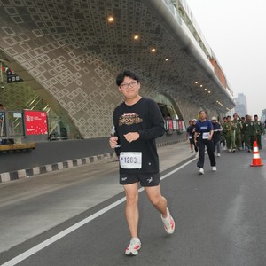 Race photo from KEMLU RUN 2026