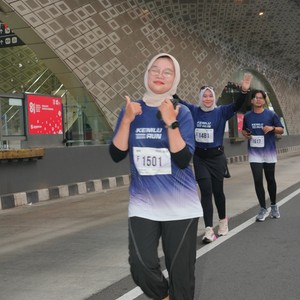 Race photo from KEMLU RUN 2026
