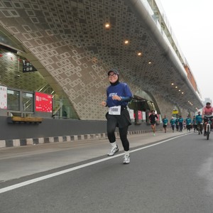 Race photo from KEMLU RUN 2026
