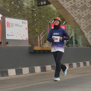Race photo from KEMLU RUN 2026