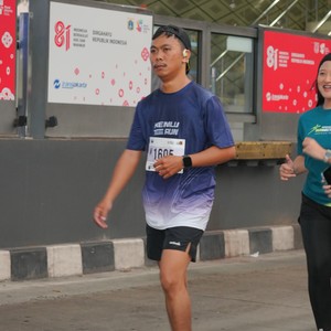 Race photo from KEMLU RUN 2026