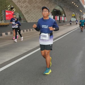 Race photo from KEMLU RUN 2026