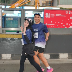 Race photo from KEMLU RUN 2026