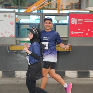 Race photo from KEMLU RUN 2026
