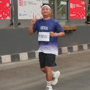 Race photo from KEMLU RUN 2026