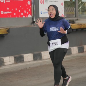 Race photo from KEMLU RUN 2026