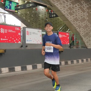 Race photo from KEMLU RUN 2026