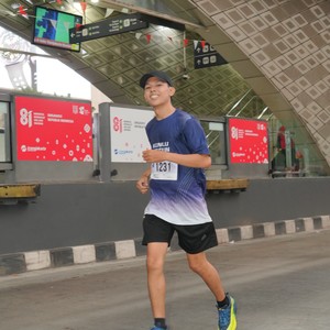 Race photo from KEMLU RUN 2026
