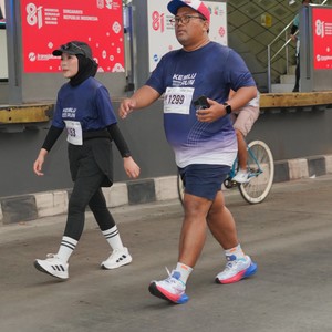 Race photo from KEMLU RUN 2026