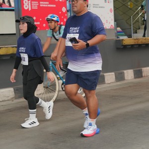 Race photo from KEMLU RUN 2026
