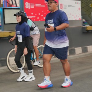 Race photo from KEMLU RUN 2026
