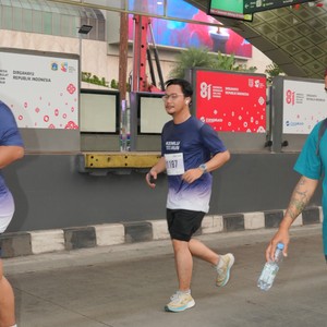 Race photo from KEMLU RUN 2026