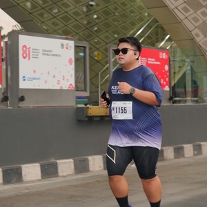 Race photo from KEMLU RUN 2026