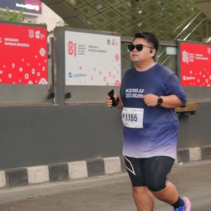Race photo from KEMLU RUN 2026