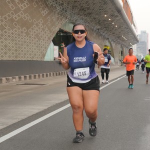 Race photo from KEMLU RUN 2026
