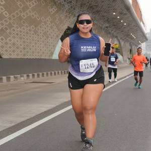 Race photo from KEMLU RUN 2026
