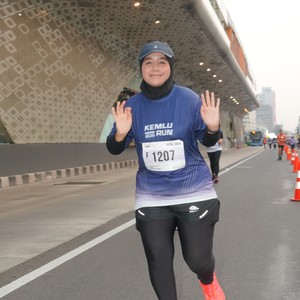 Race photo from KEMLU RUN 2026