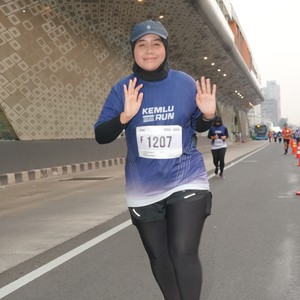 Race photo from KEMLU RUN 2026