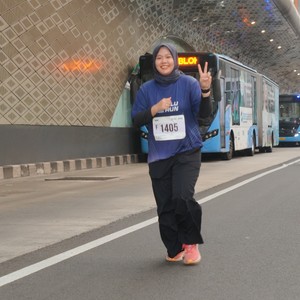 Race photo from KEMLU RUN 2026