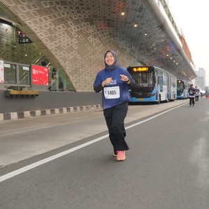 Race photo from KEMLU RUN 2026