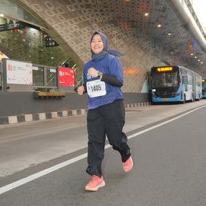 Race photo from KEMLU RUN 2026
