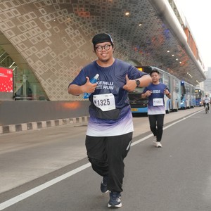 Race photo from KEMLU RUN 2026