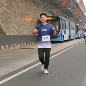 Race photo from KEMLU RUN 2026