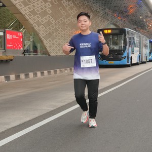 Race photo from KEMLU RUN 2026