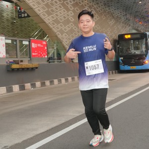 Race photo from KEMLU RUN 2026