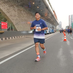 Race photo from KEMLU RUN 2026