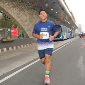 Race photo from KEMLU RUN 2026