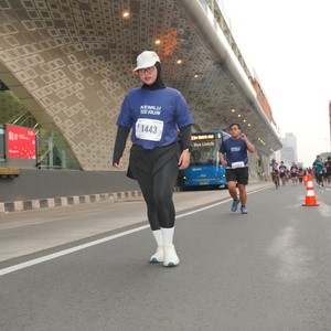 Race photo from KEMLU RUN 2026