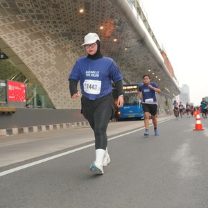 Race photo from KEMLU RUN 2026